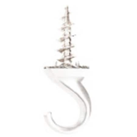 Hillman Hillman Fasteners 122412 White Driller Hook Holds 15 lbs 714115